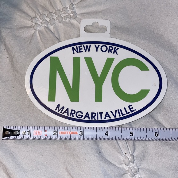 Margaritaville New York- sticker and cup - NWT - Picture 2 of 8